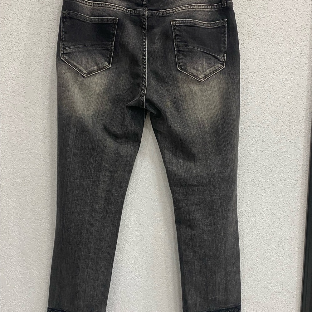 DRIFTWOOD Faded Black Ankle Jeans - Picture 2 of 6